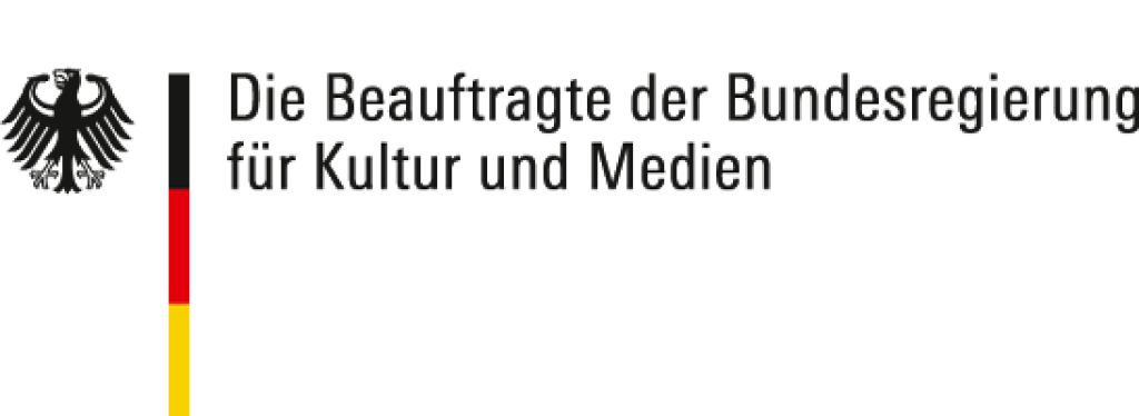 Logo of the Beauftragte der Bundesregierung für Kultur und Medien (Federal Government Commissioner for Culture and the Media).